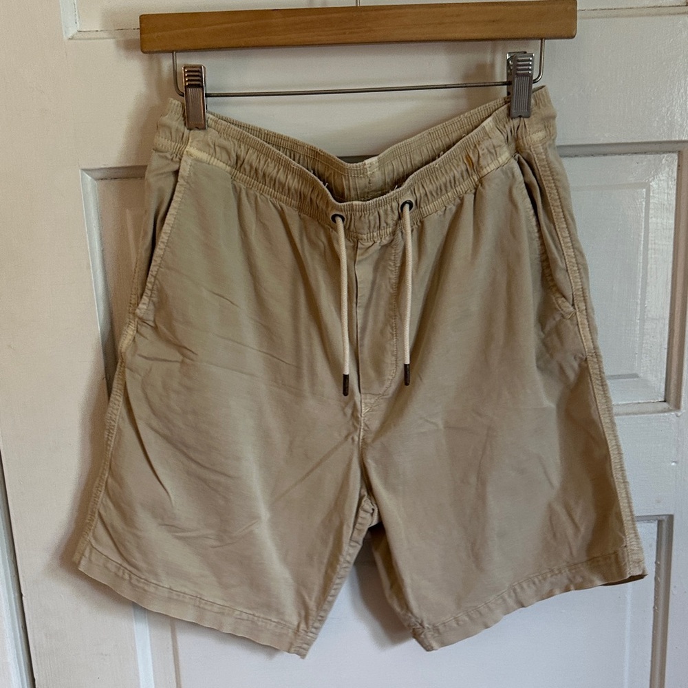 American Eagle Outfitters 9" Beige Drawstring Lounge Shorts